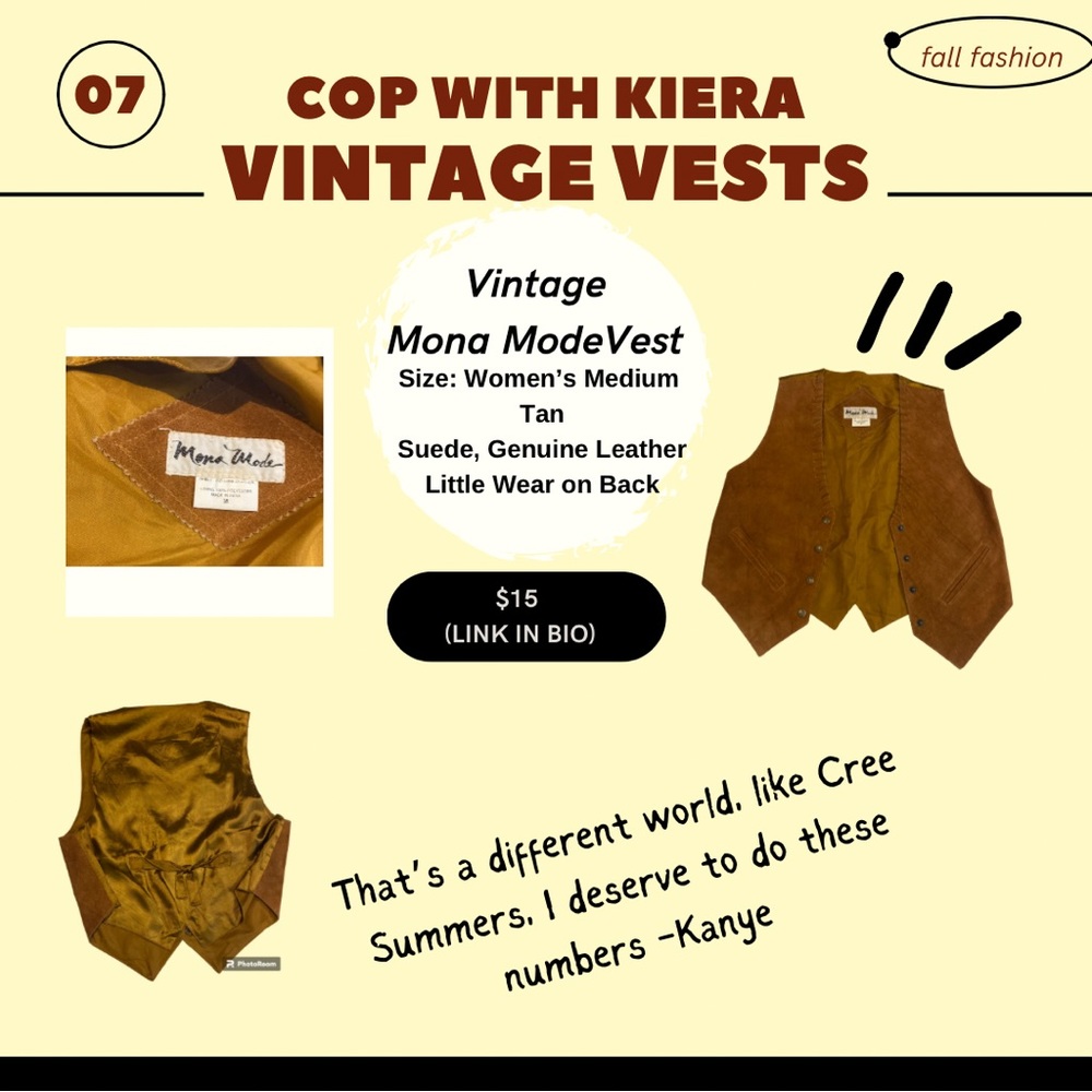 Mona Mode Western Vest